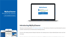 Desktop Screenshot of mydrycleaner.com